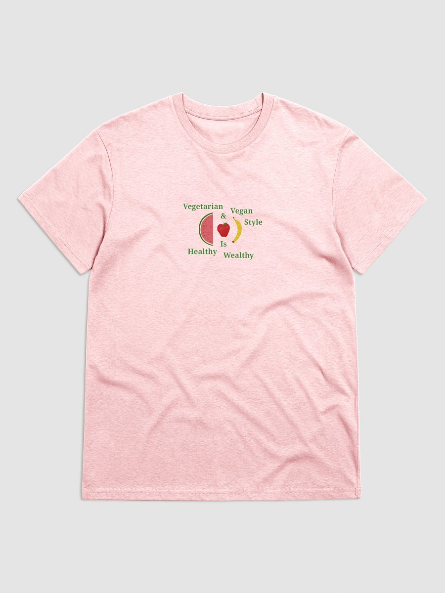 Healthy Wealthy Vegetarian T-Shirt product image (1)