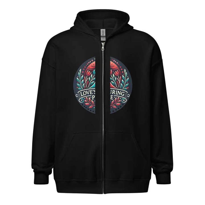 Love's Pure Floral Zip Hoodie product image (1)