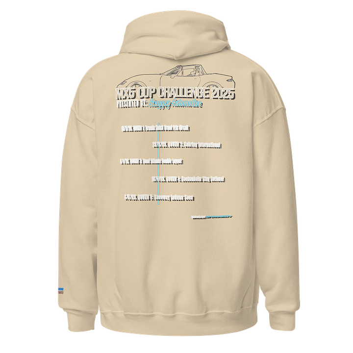MX5 Cup Challenge Hoodie (White on Sand) product image (1)