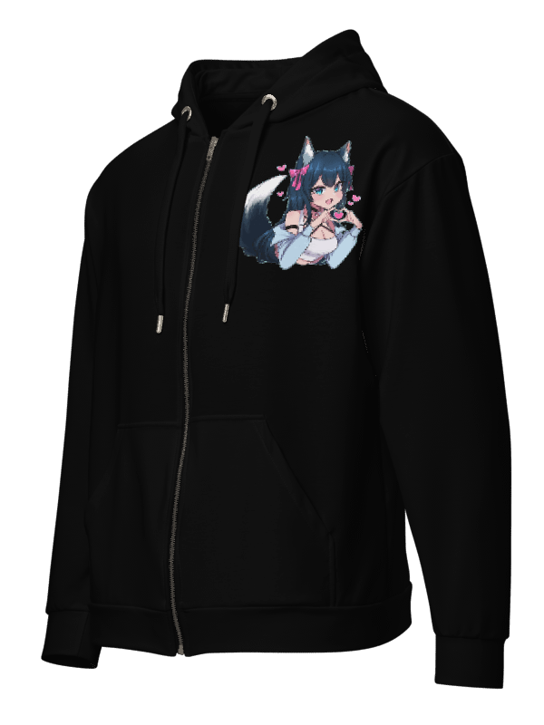 Blue Fox Hoodie - Black product image (5)