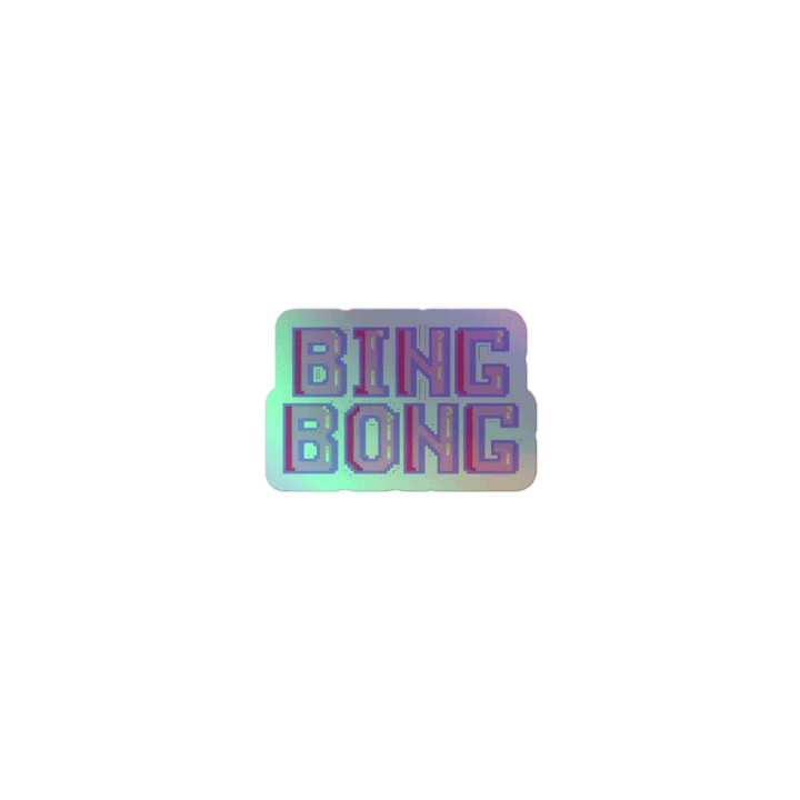 BINGBONG Holographic Sticker product image (1)