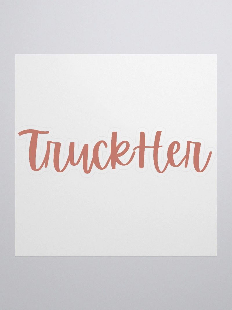 Trucker Kiss Cut Stickers
