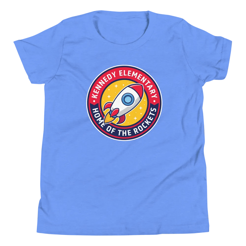 Kennedy Elementary Rocket Emblem Youth T-Shirt
