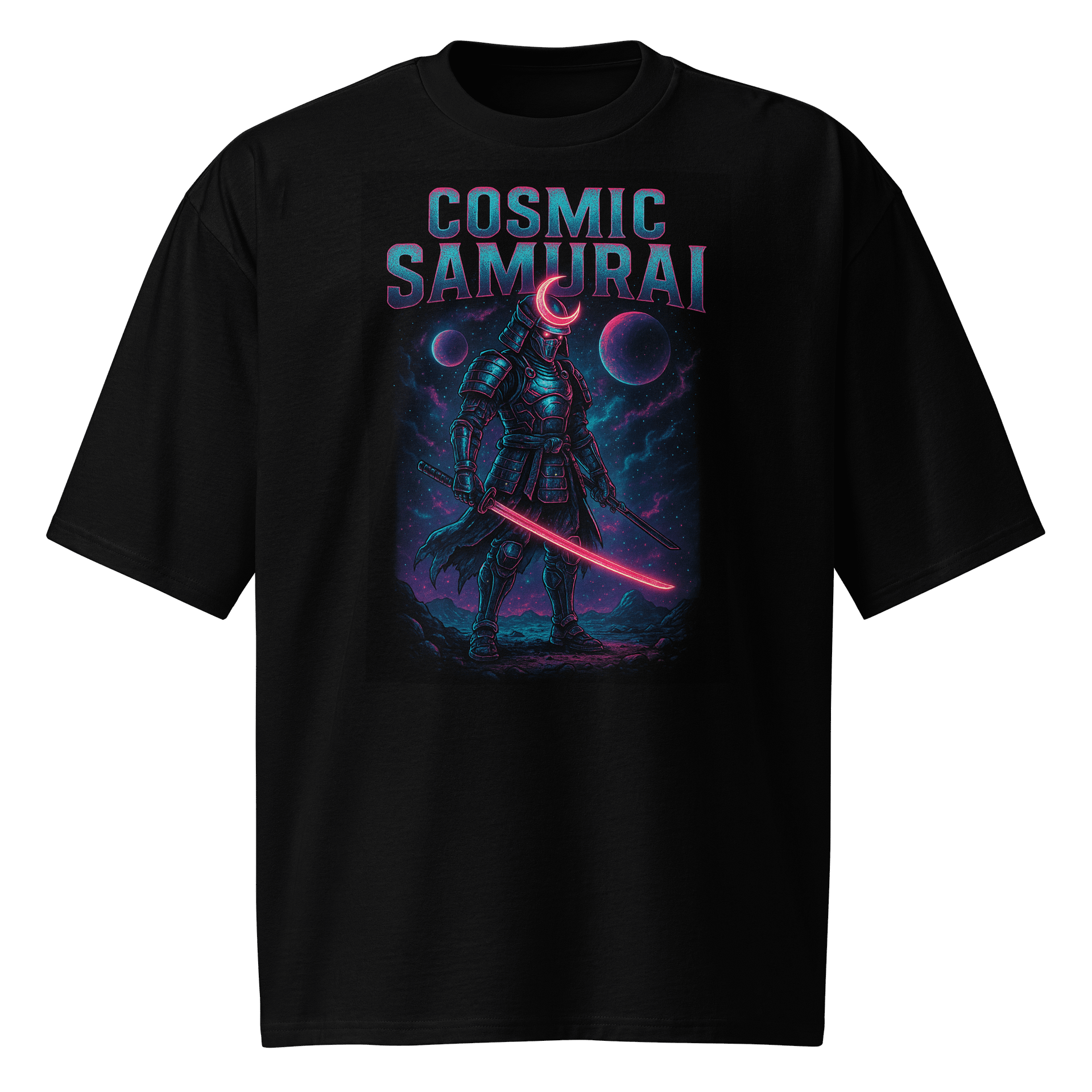 Cosmic Samurai Oversized Tee product image (1)