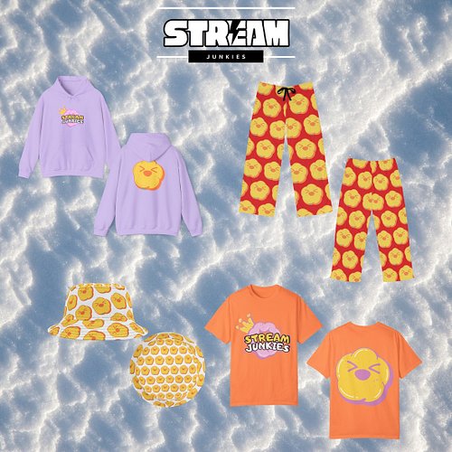 🎉 FOR ALL THE STREAMERS 🎉

New Stream Junkies Merch Available Now ! Links On Twitch !

#StreamJunkies #STREAMJUNKY #IDREAMSTR...