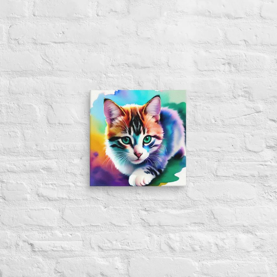 Cute Cat Digital Painting - v10 product image (12)
