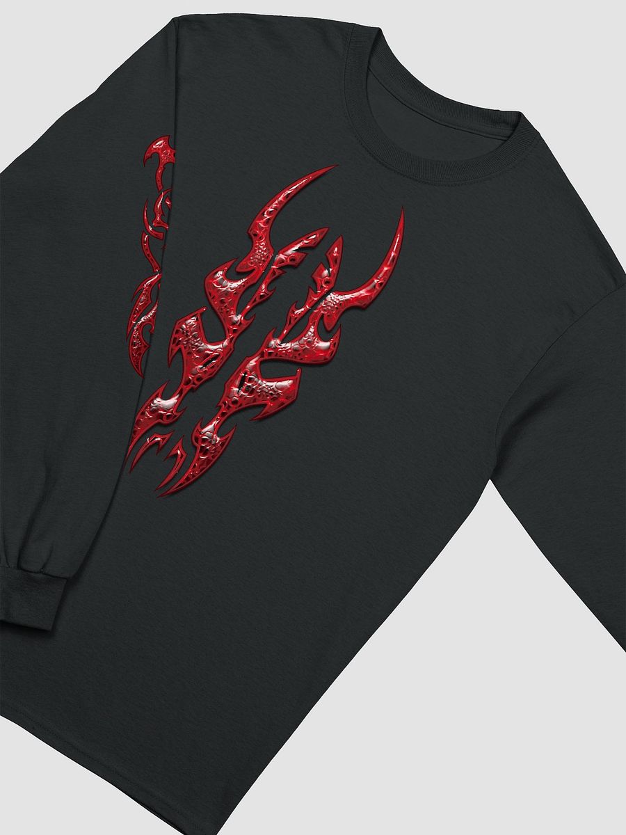 Crimson Tribal Dragon Unisex Longsleeve Shirt product image (3)