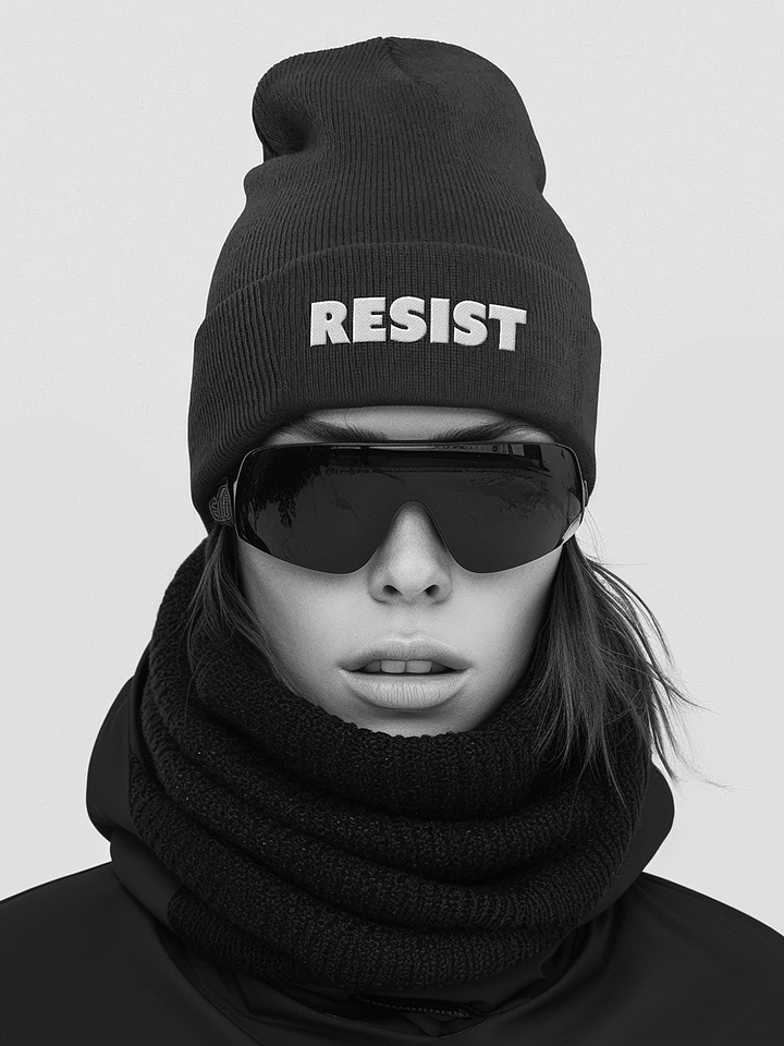 Geometric Monochrome Beanie product image (2)