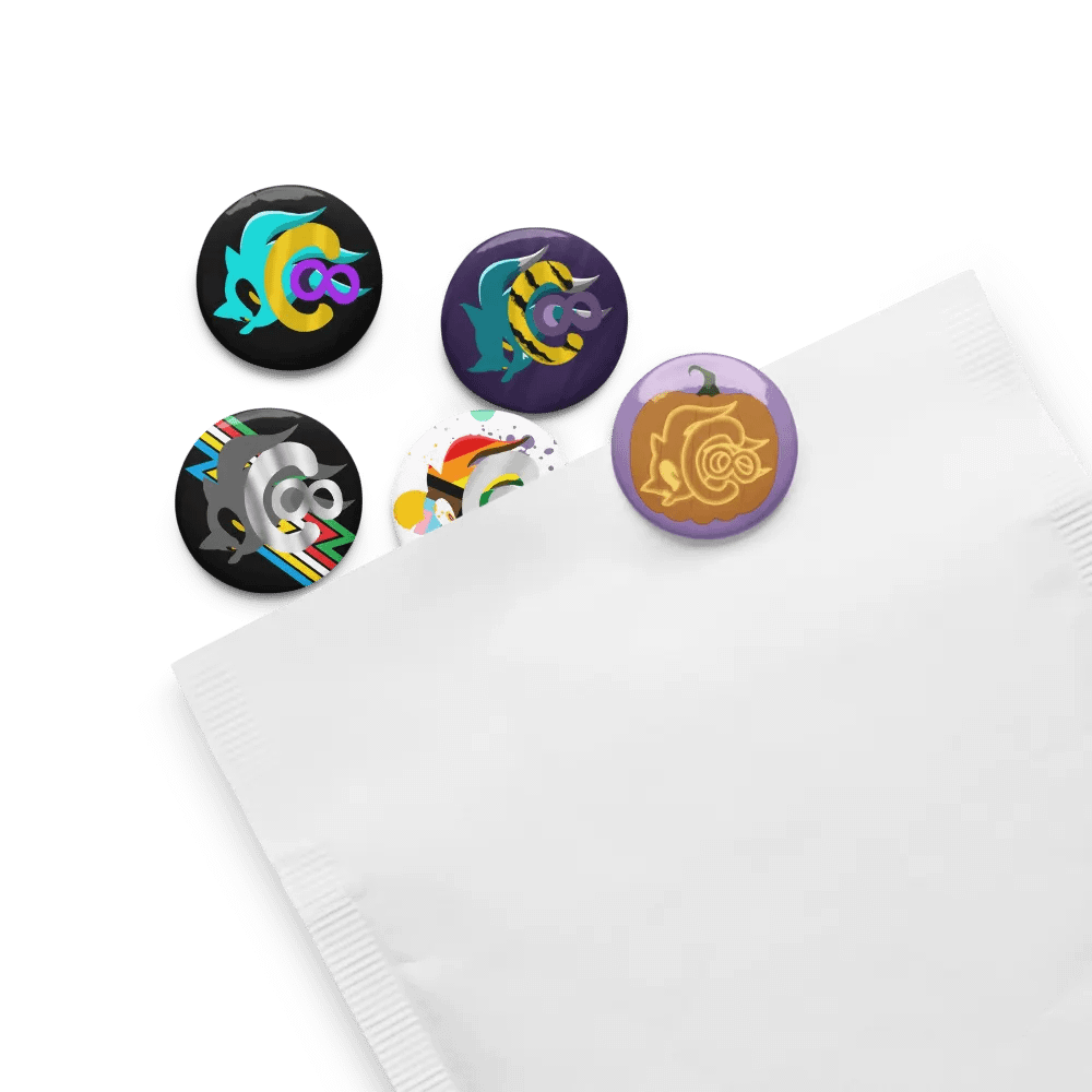 Logos 5 Pin Button Set product image (4)