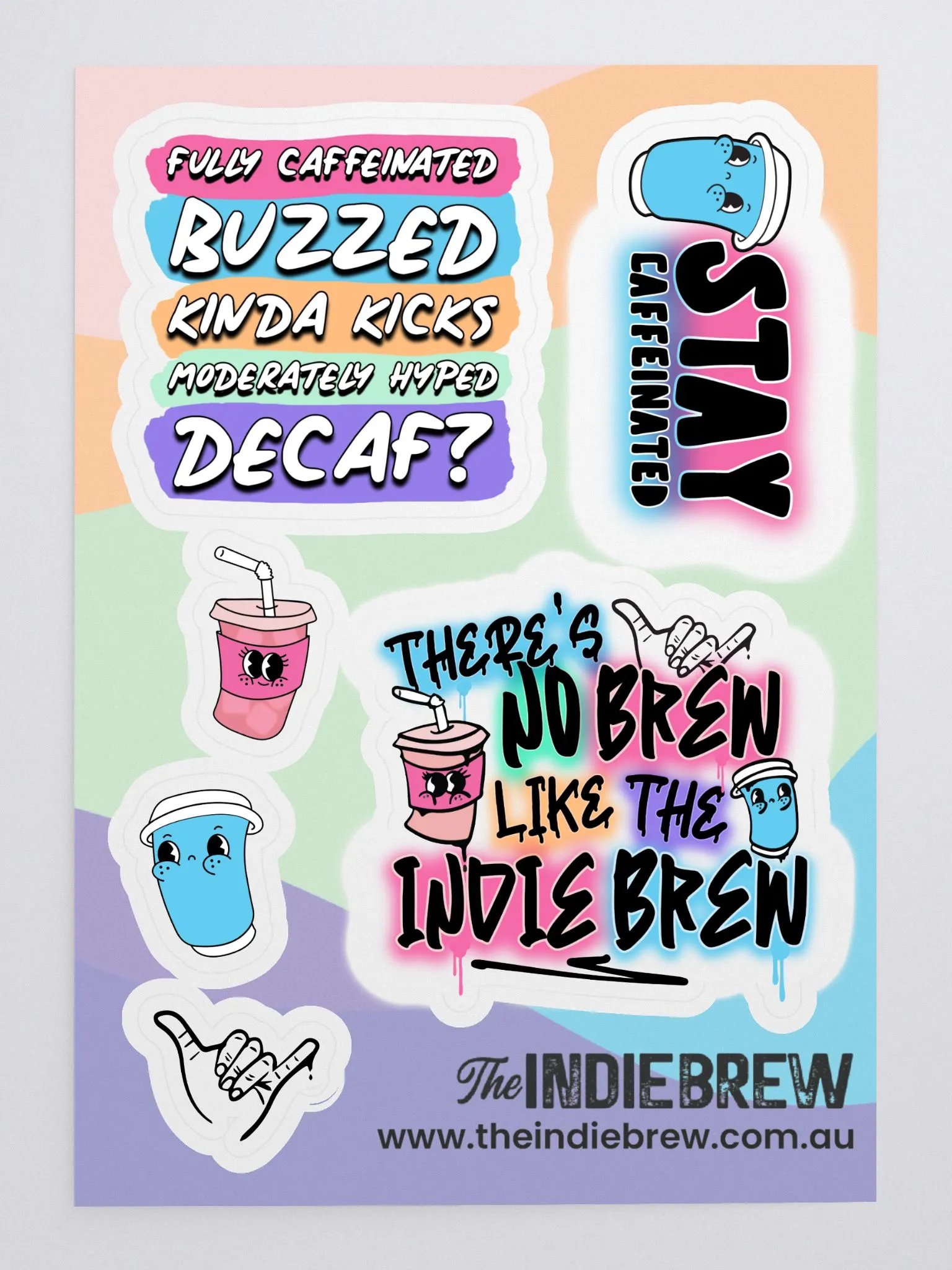 The Indie Brew - Sticker Sheet product image (3)