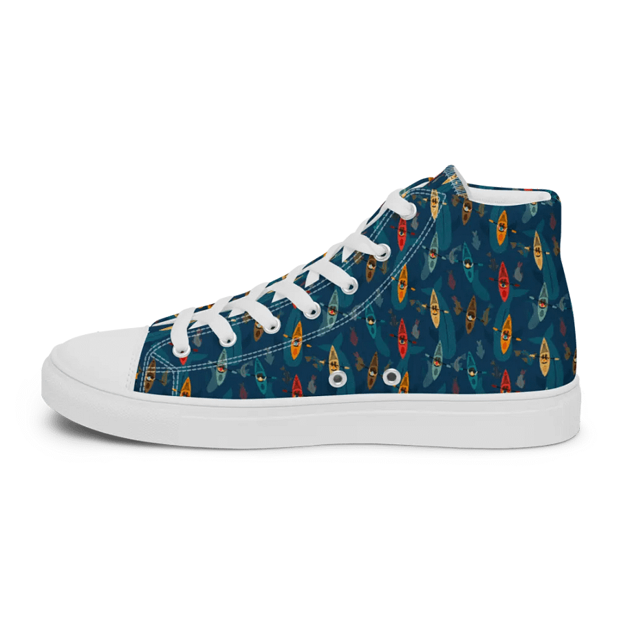 Underwater Surprise - Women High Top Canvas Shoes product image (11)
