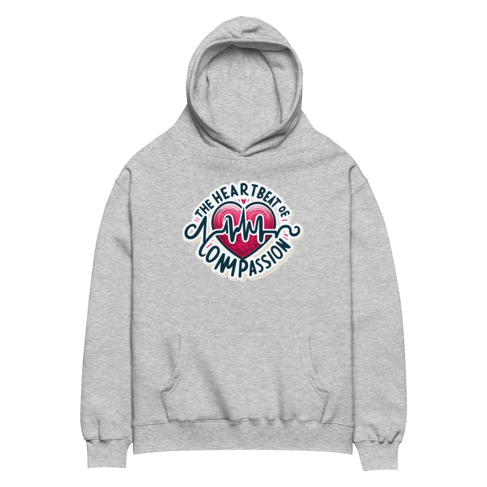Compassionate Heartbeat Oversized Hoodie product image (32)
