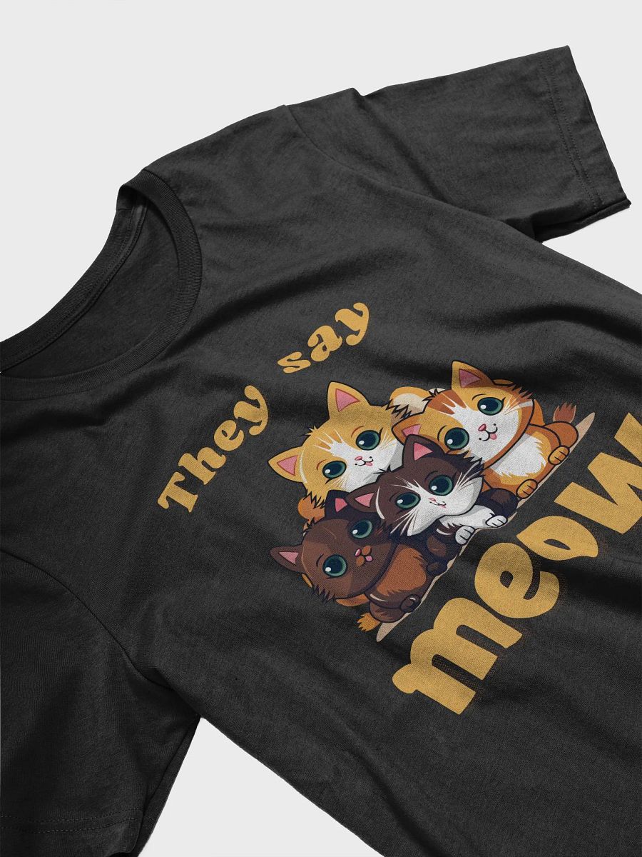 They Say Meow Adorable Cats Super Soft T-Shirt product image (16)