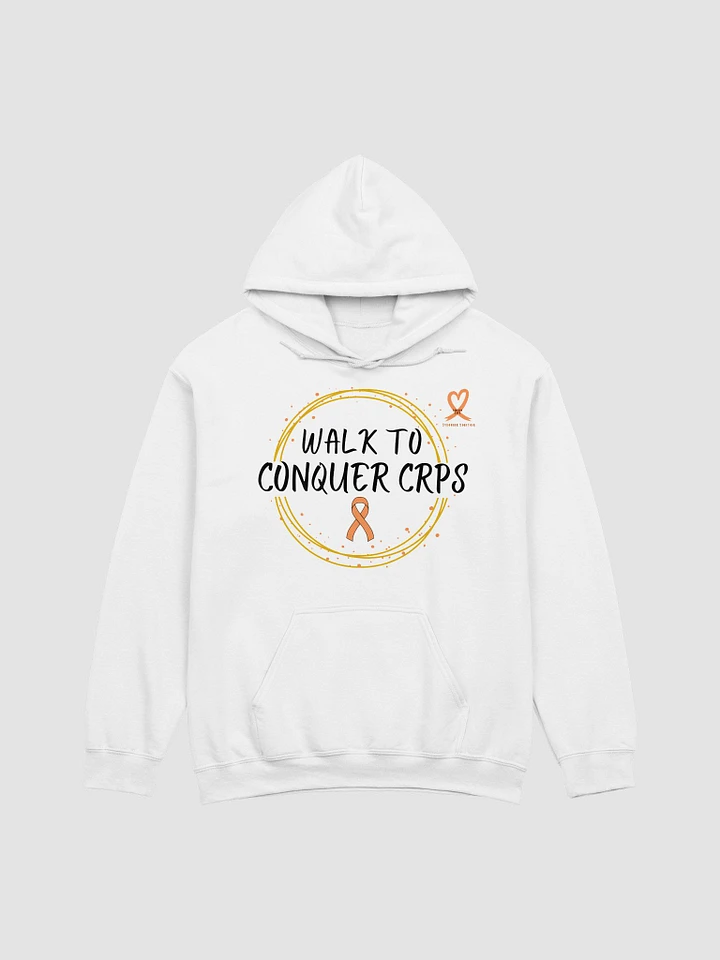 OFFICIAL Walk To Conquer CRPS Hoodie- Black Print product image (1)
