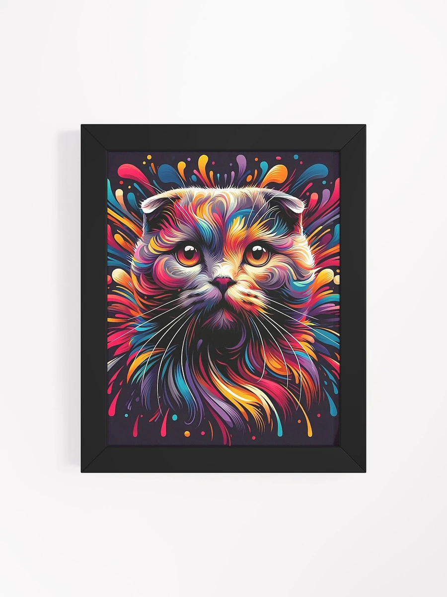 Framed High-Quality Matte Poster (in): Scottish Fold 3 product image (56)