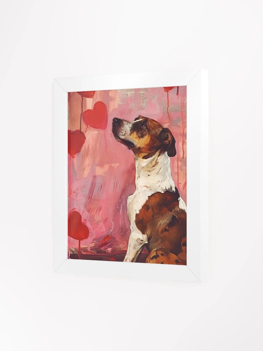 Romantic Pooch Love Framed Poster product image (3)
