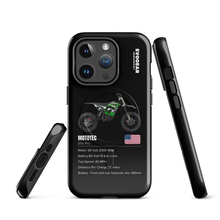 Black Mototec 60V Pro iPhone MagSafe Case 2.0 product image (2)