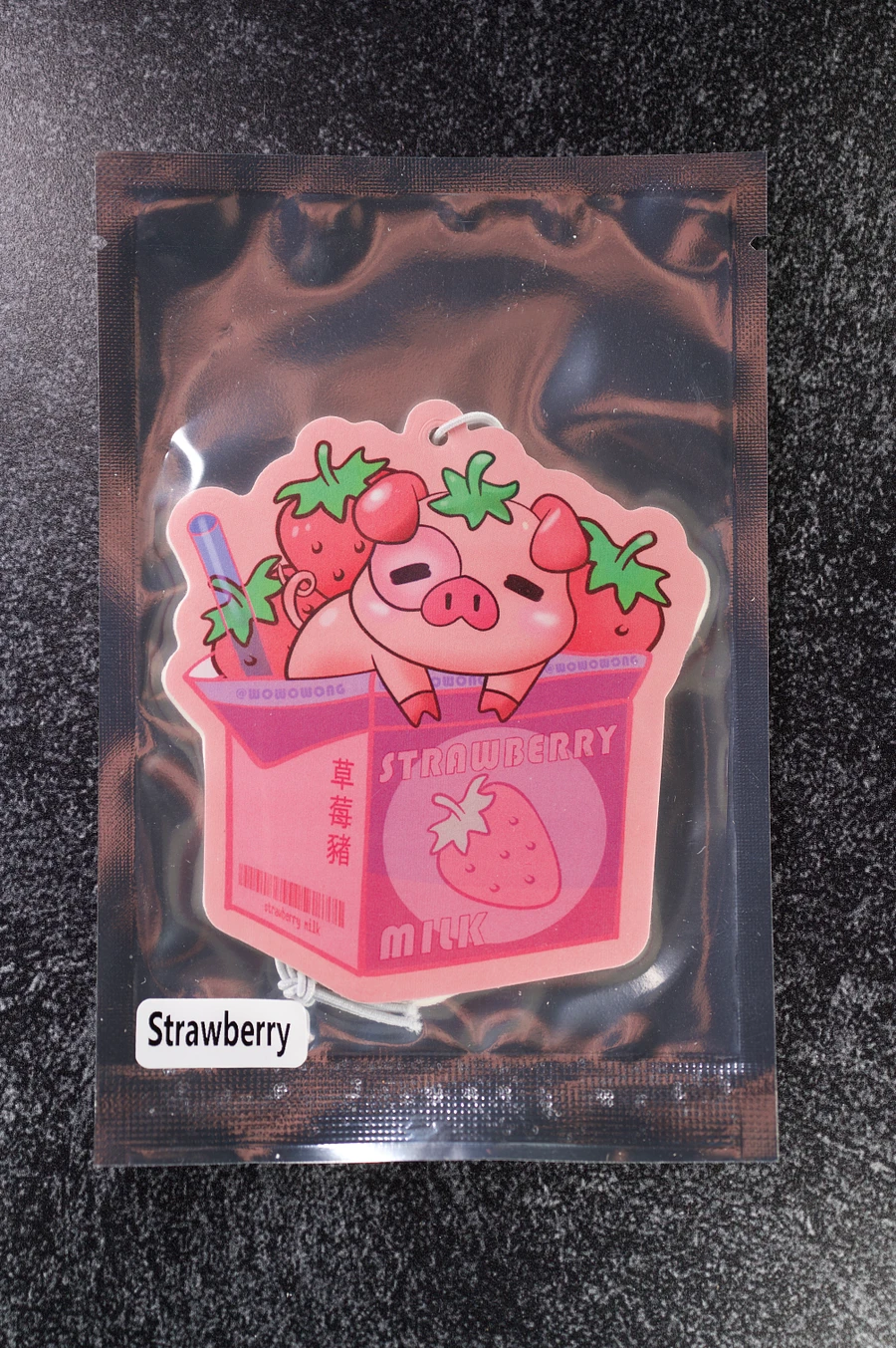 Air Freshener - Zodiac Drink - Strawberry Milk Pig product image (3)
