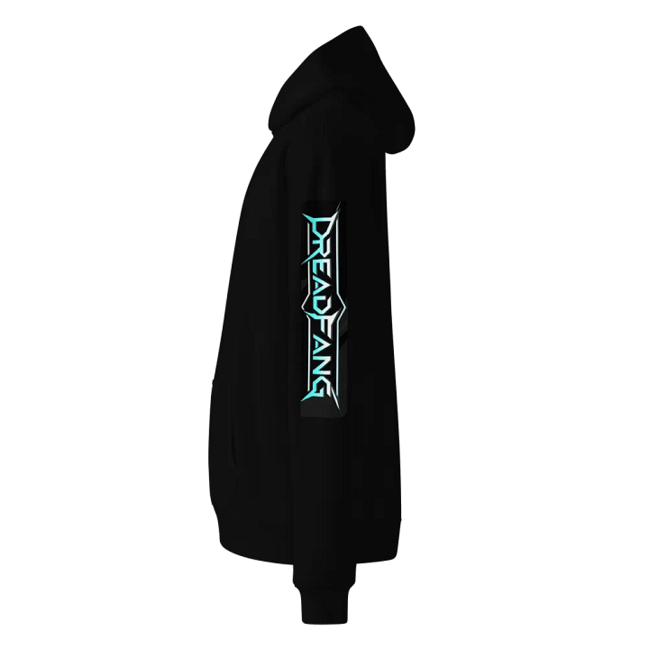 DREADFANG Black/Blue Oversized Hoodie product image (1)
