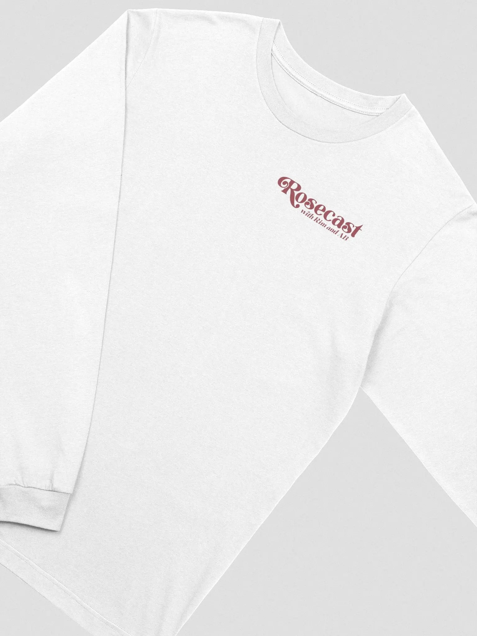 Retro Rose Long-Sleeve T-Shirt (Front and back) product image (1)
