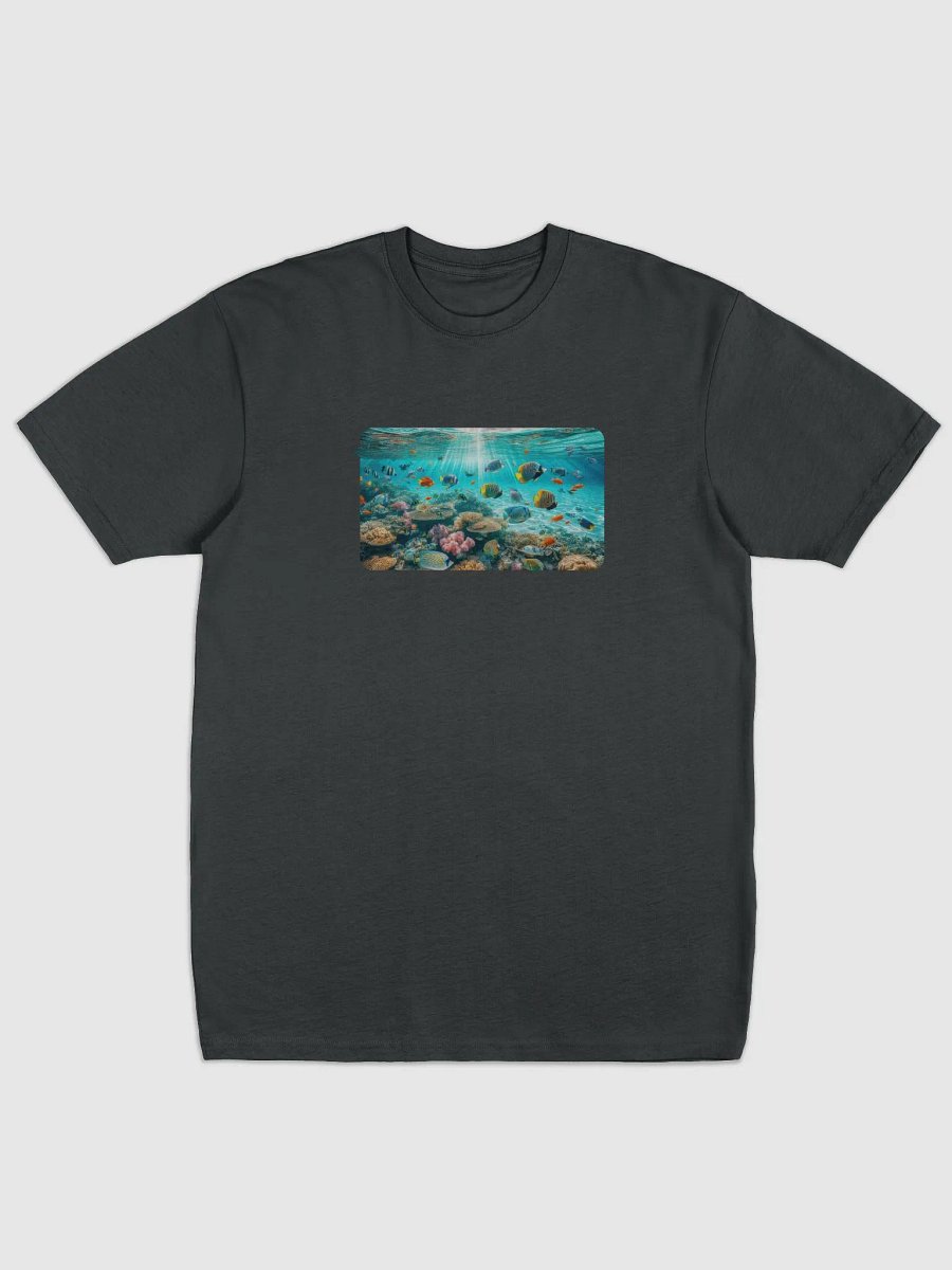 Vertical Vibes Men's Tee | AI Design beautiful underwater scenery product image (1)