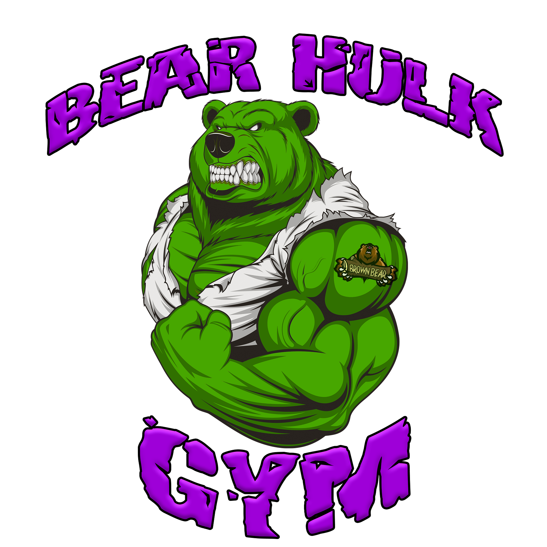 Bear Hulk Gym - Hoodie product image (7)