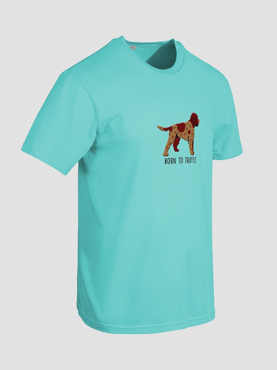 Born to Truffle T-Shirt(Embroidered) of a Lagotto Romagnolo(Liver Roan) product image (38)