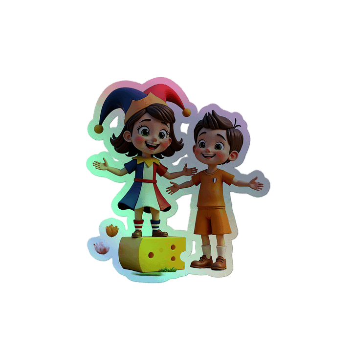 JessyJesty “Stay Cheesy” Holographic Sticker Sheet product image (2)