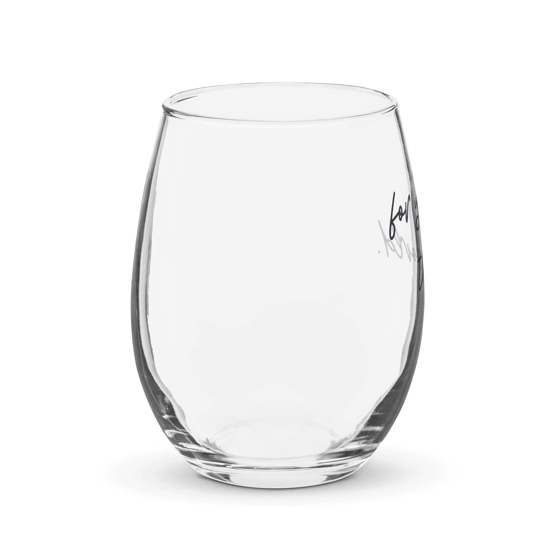 "for you?" Stemless Wine Glass product image (5)