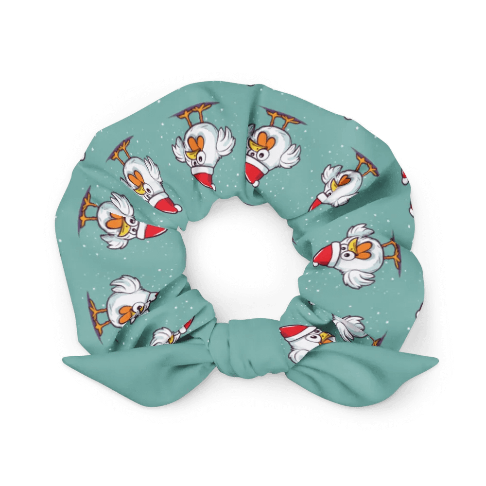 Festive Chickens All-Over Print Scrunchie product image (1)