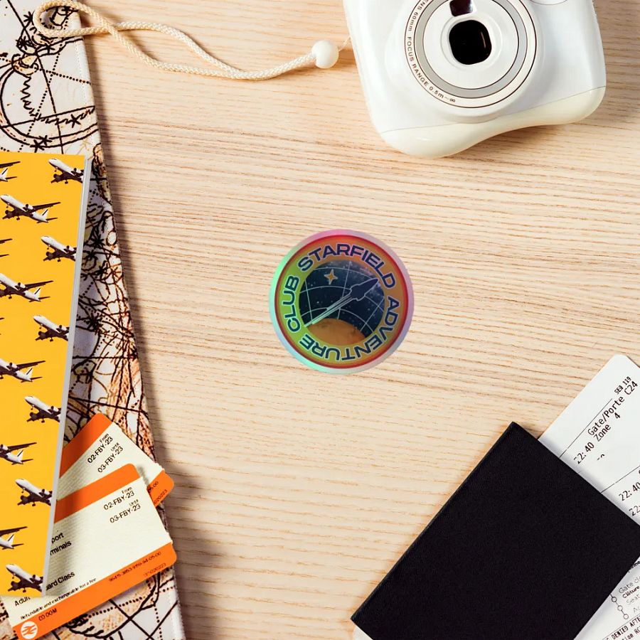 Starfield Adventure Club - Holographic Sticker product image (5)