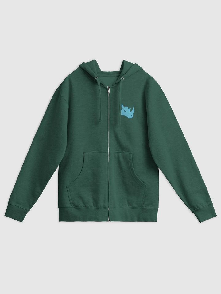 Rock Steady Barbell Fleece Zip Hoodie product image (2)