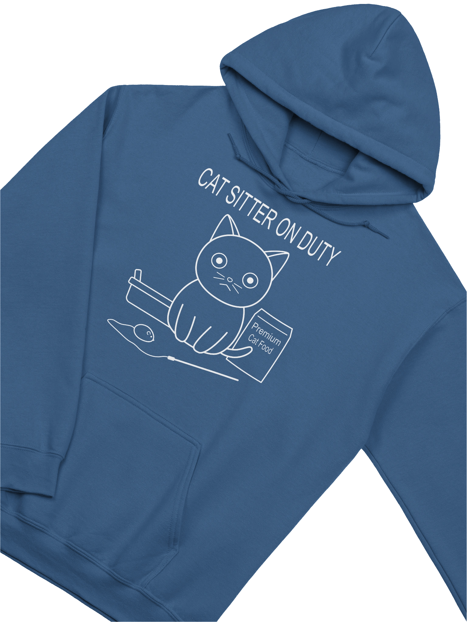 Cat Sitter on Duty - Unisex Adult Hoodie product image (10)