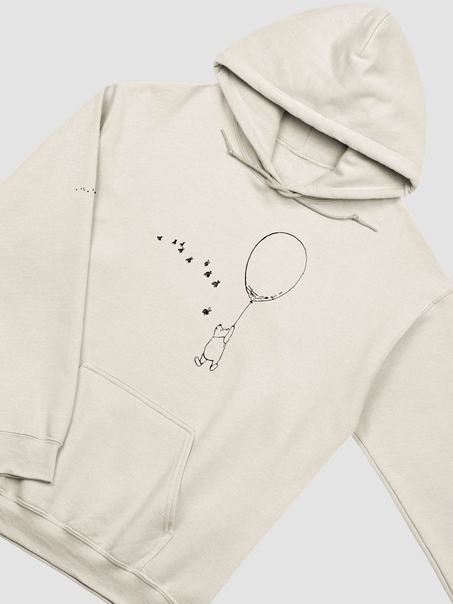 Pooh Bear Floating with the Bees Adult Hoodie product image (3)