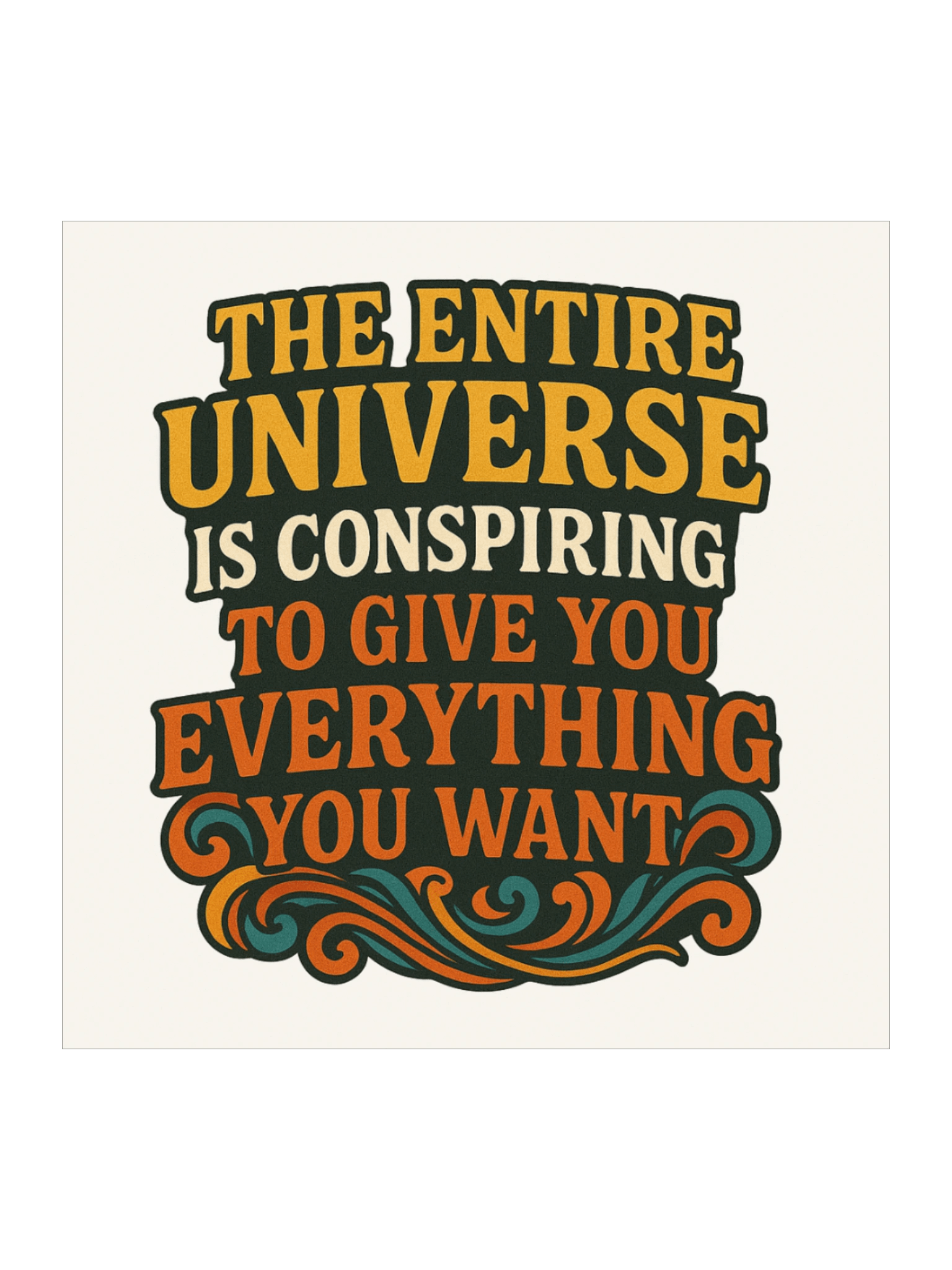 Universe is Conspiring Sticker product image (1)
