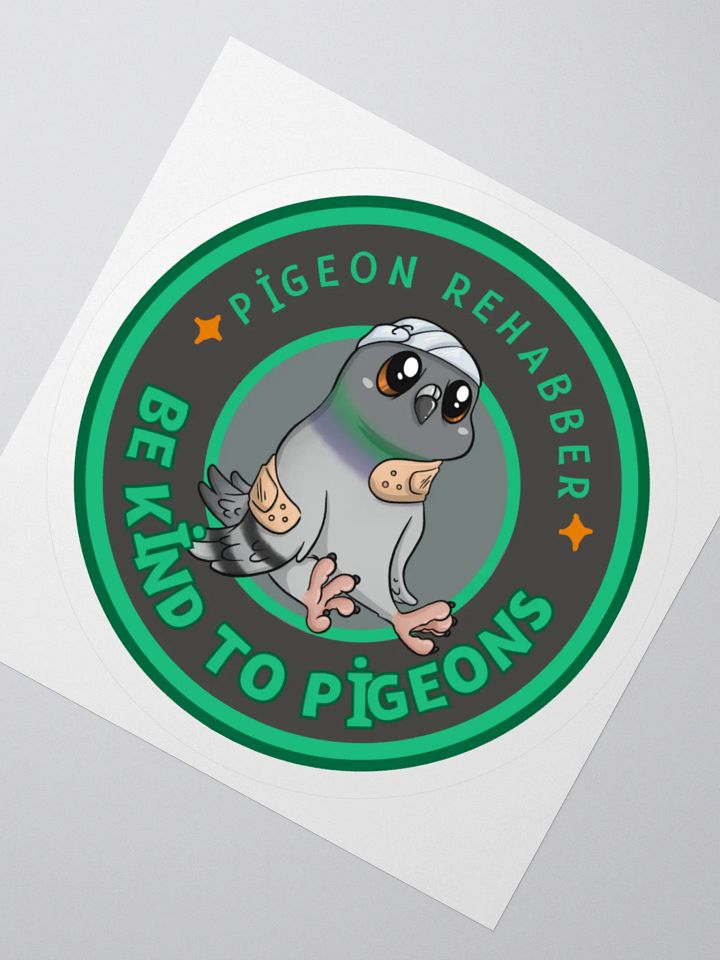 Pigeon Rehabber Kiss Cut Sticker product image (3)