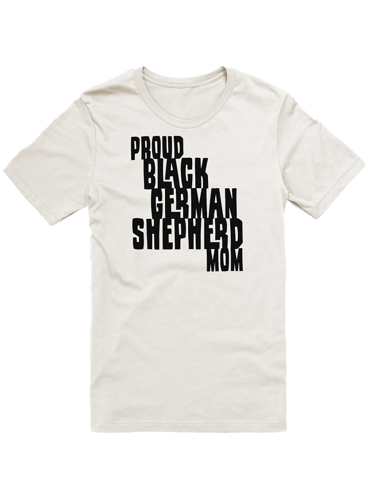 Proud Black German Shepherd Mom T-Shirt product image (1)