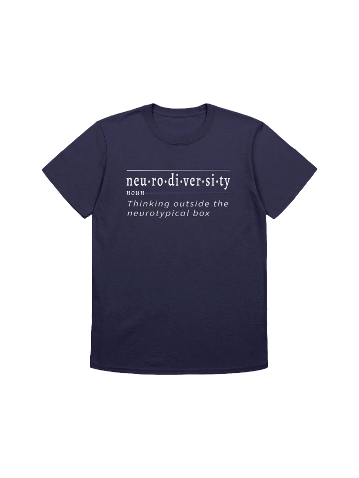 Neurodiversity Def Unisex Tee wht v1 product image (1)