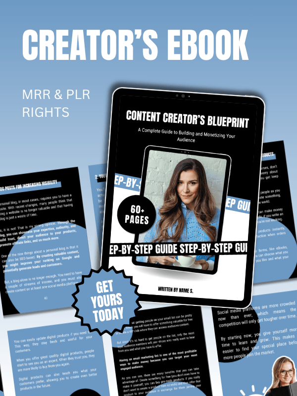 MRR/PLR eBook for Content Creators product image (1)