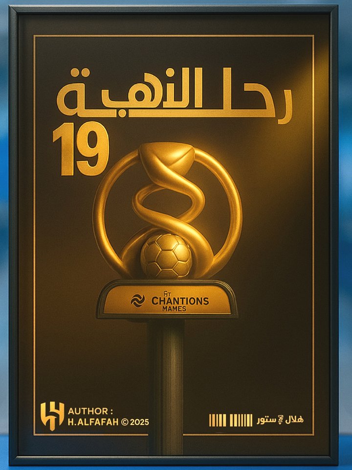 2019 رحلة الذهب 19: كتاب رقمي يوثق مجد الهلال في النسخة التاريخية لكأس ابطال آسيا product image (1)