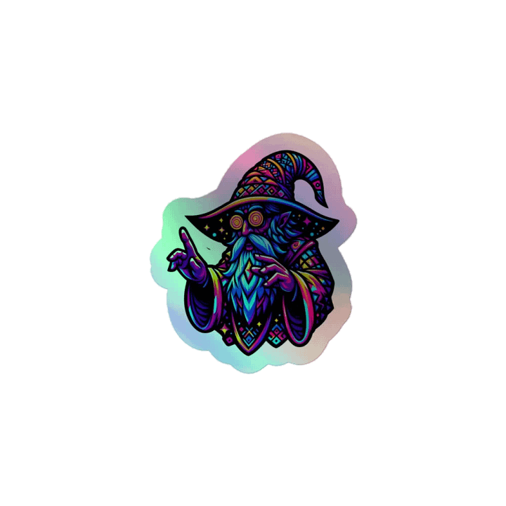 TrippyDaWizard Sticker product image (1)