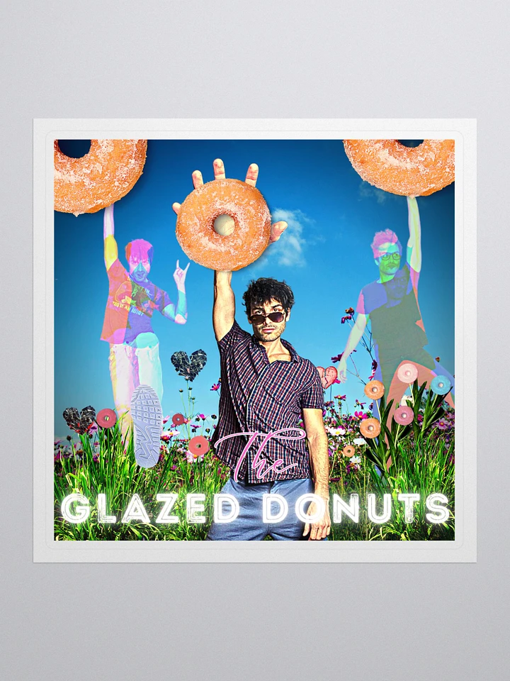 The Glazed Donuts - Official Band Merch - Sticker product image (1)