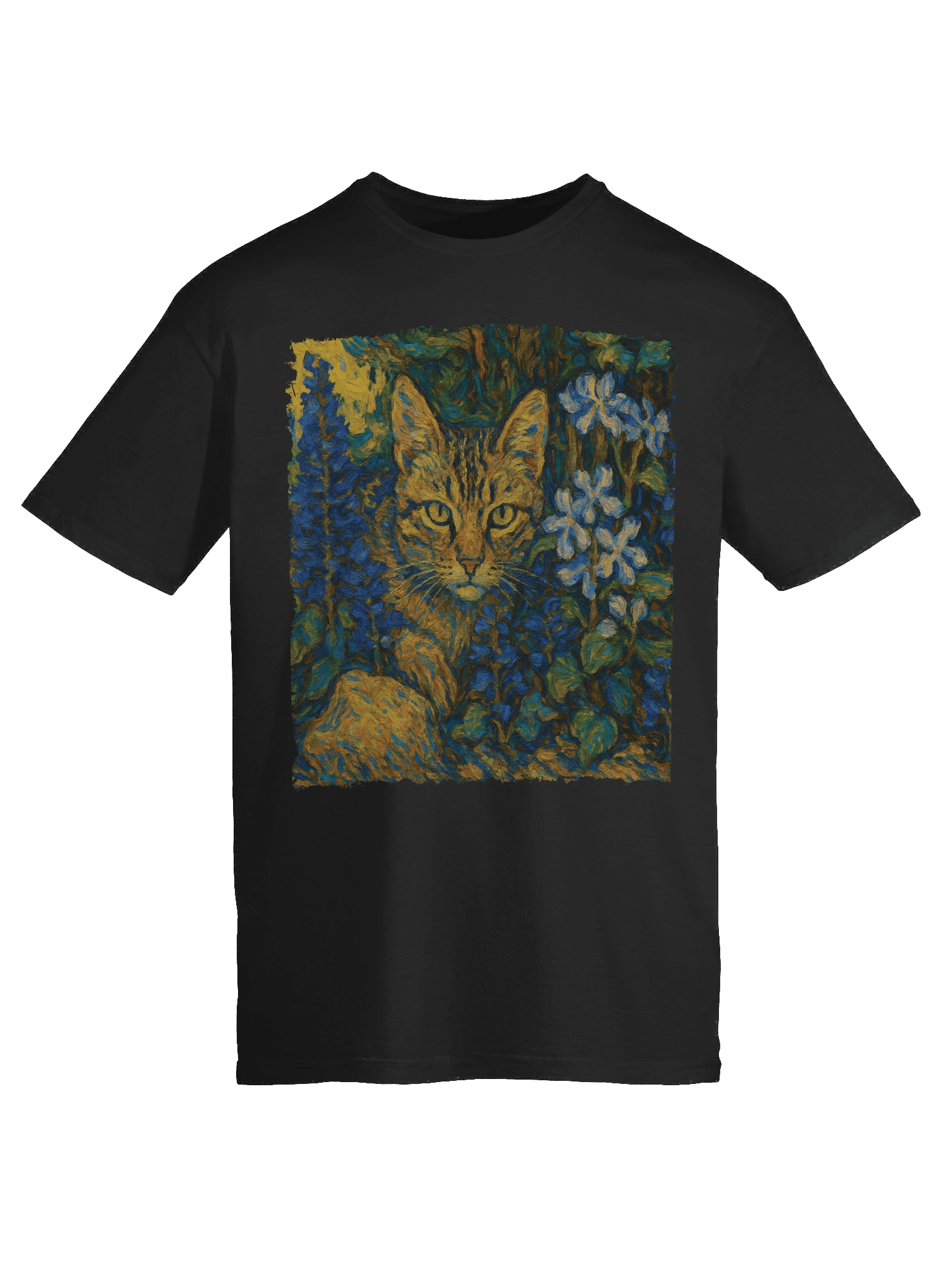 Feline Among Flowers T-Shirt product image (59)