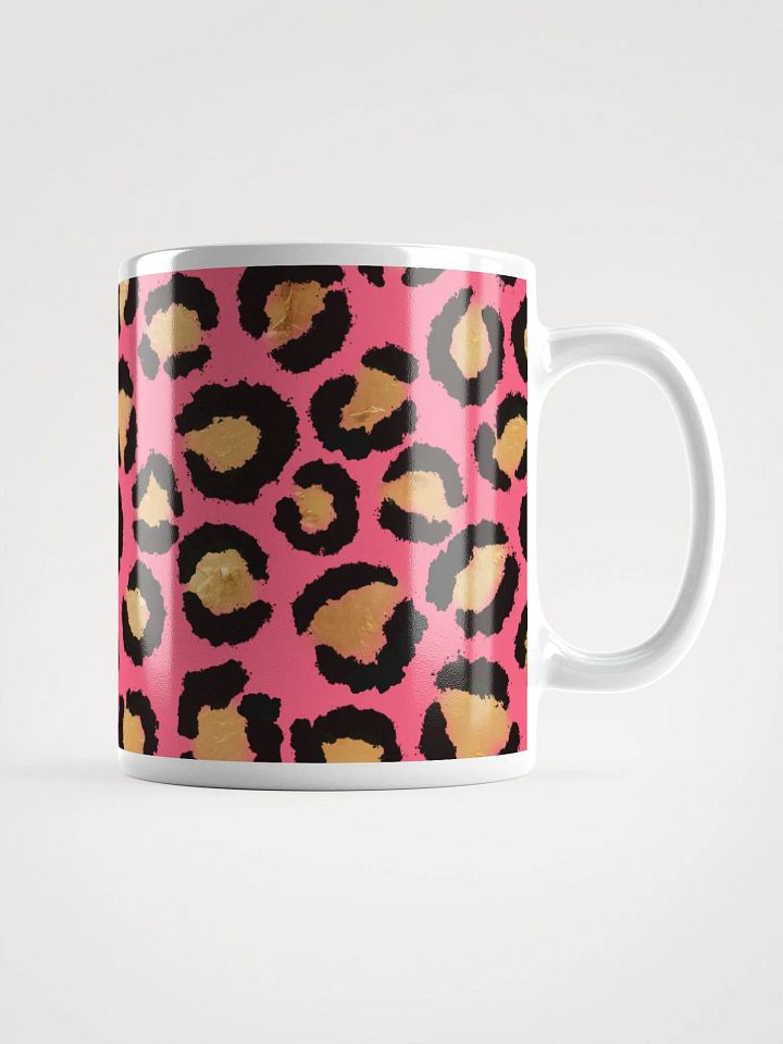 Pink Gilded Leopard Mug product image (2)