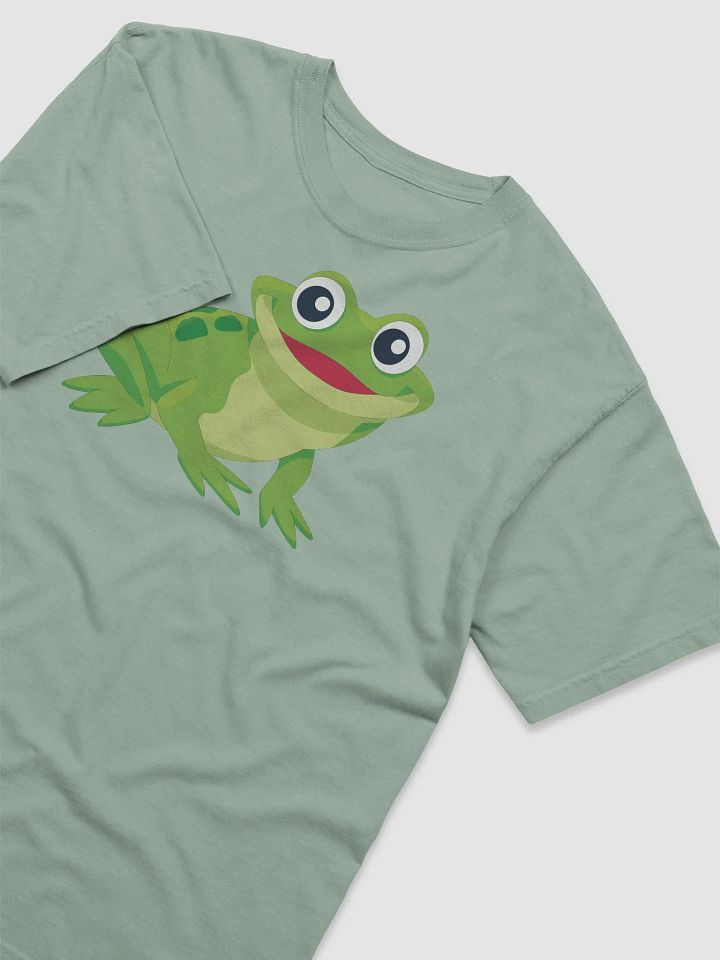 Smiling Frog Cartoon Comfort Colors Tee product image (2)