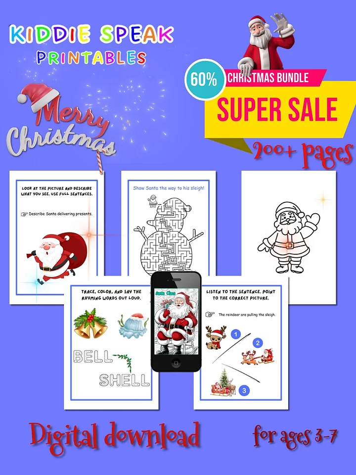 Christmas Bundle for Toddlers and Preschoolers product image (1)