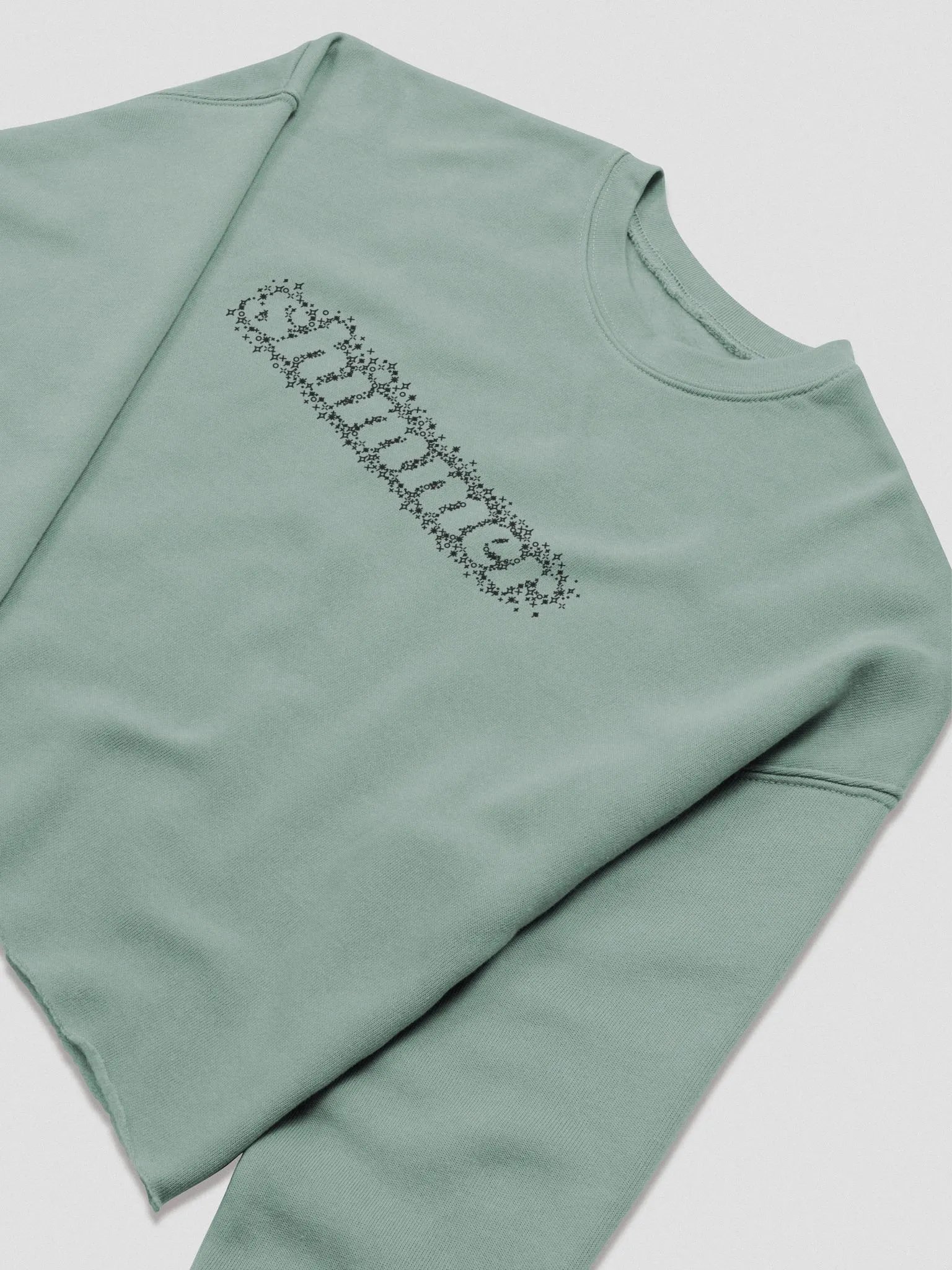 Shimmer (Black) - Cropped Crewneck product image (4)