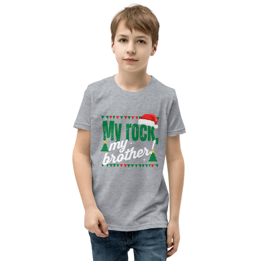 Santa Hat Rock Youth T-Shirt product image (1)