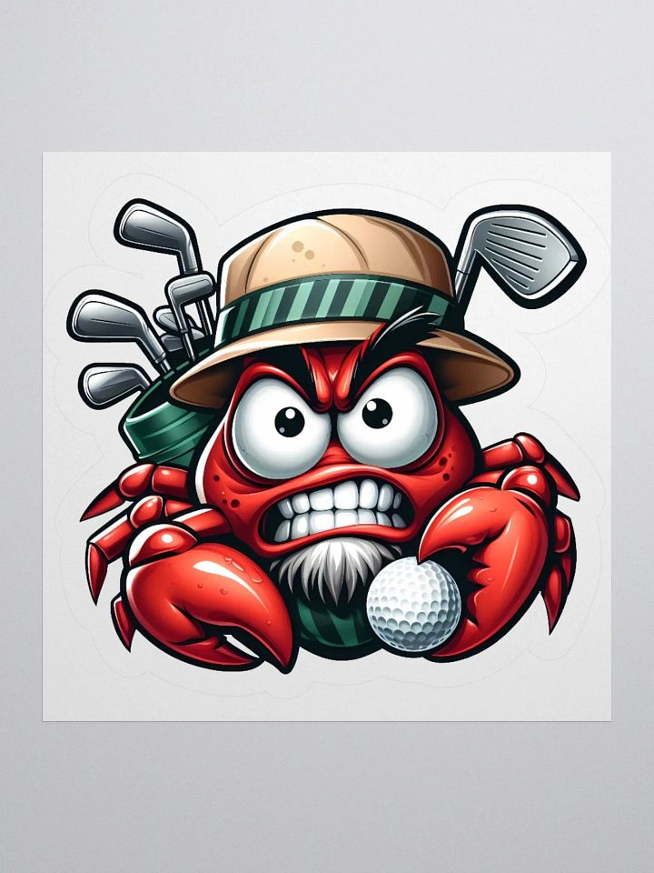 Crabby Golfer Sticker product image (3)