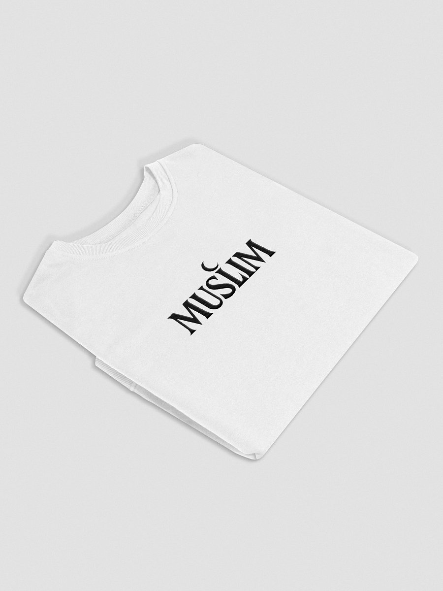 MUSLIM Signature White Sweater - UNISEX Embroidery product image (3)